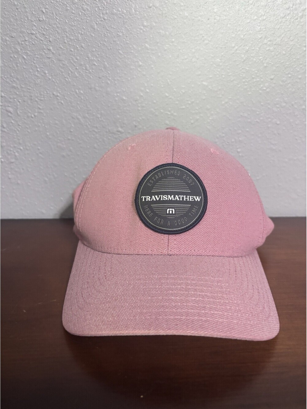 Travis Mathew Large XL Flex Fit Cap Rose Pink